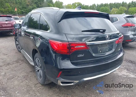 2017 Acura Mdx из США, поврежденный, VIN 5FRYD4H35HB011441